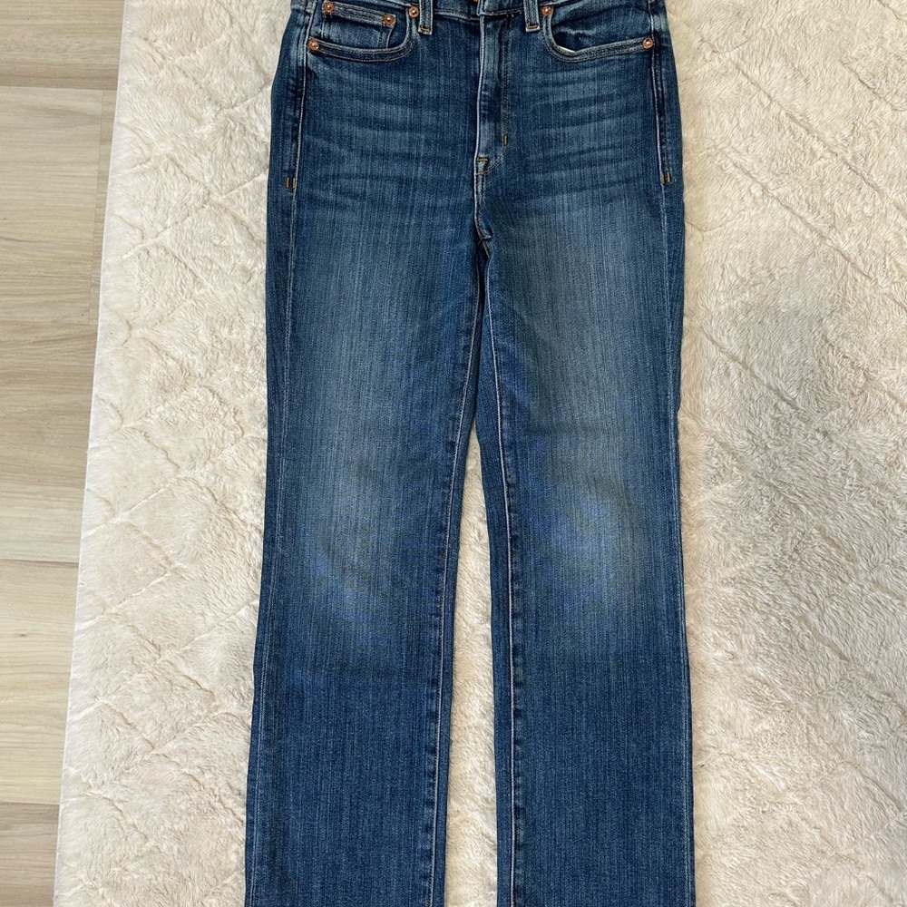 AYR Blue Straight Leg Jeans with Classic Indigo Wash